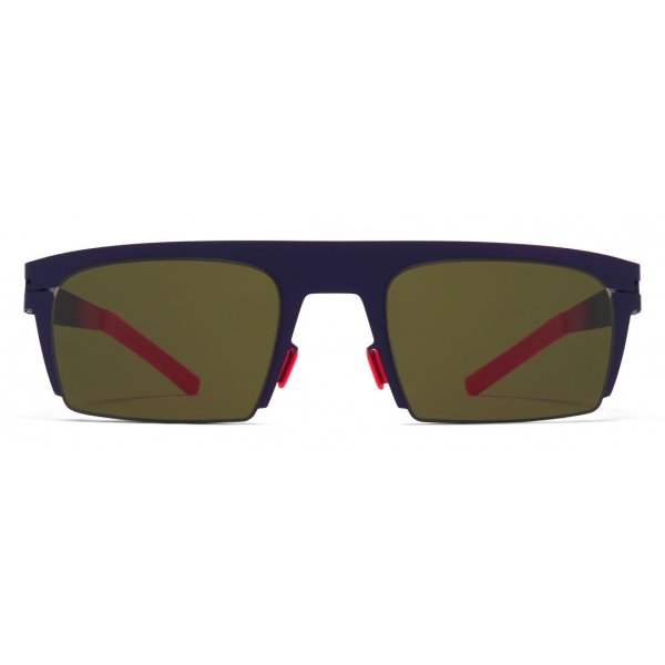 Mykita - New - Mykita & Bernhard Willhelm - Mulberry Fuchia Green - Metal Collection - Sunglasses - Mykita Eyewear
