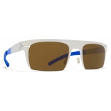 Mykita - New - Mykita & Bernhard Willhelm - Talc Blue Brown - Metal Collection - Sunglasses - Mykita Eyewear