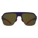 Mykita - Super - Mykita & Bernhard Willhelm - Mulberry Fuchia Green - Metal Collection - Sunglasses - Mykita Eyewear