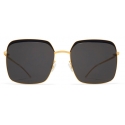 Mykita - Dalia - Decades - Gold Black Dark Grey - Metal Collection - Sunglasses - Mykita Eyewear