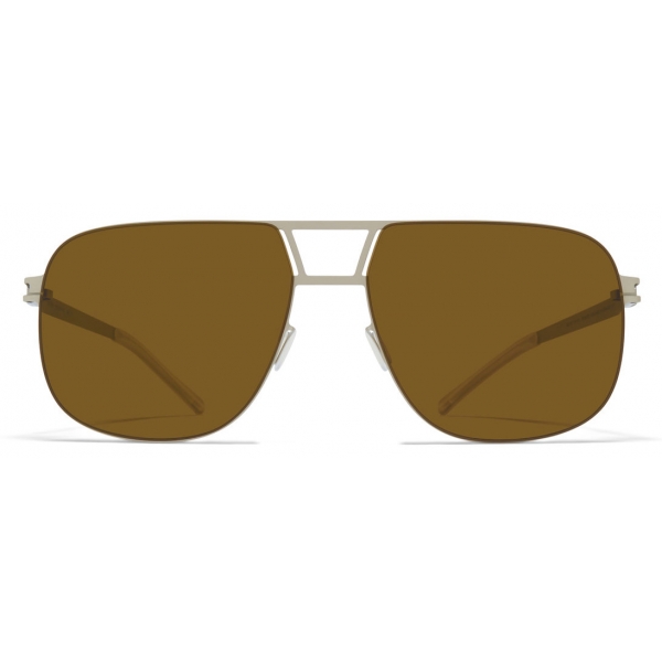 Mykita - Al - NO1 - Silver Brown - Metal Collection - Sunglasses - Mykita Eyewear