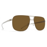 Mykita - Al - NO1 - Silver Brown - Metal Collection - Sunglasses - Mykita Eyewear