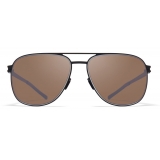 Mykita - Caleb - NO1 - Nero Marrone - Metal Collection - Occhiali da Sole - Mykita Eyewear