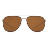 Mykita - Caleb - NO1 - Silver Amber Brown - Metal Collection - Sunglasses - Mykita Eyewear