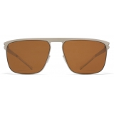 Mykita - Hampton - NO1 - Silver Amber Brown - Metal Collection - Sunglasses - Mykita Eyewear