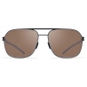 Mykita - Ian - NO1 - Nero Marrone - Metal Collection - Occhiali da Sole - Mykita Eyewear