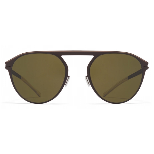 Mykita - Paulin - NO1 - Marrone Scuro Verde - Metal Collection - Occhiali da Sole - Mykita Eyewear