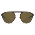 Mykita - Paulin - NO1 - Dark Brown Green - Metal Collection - Sunglasses - Mykita Eyewear