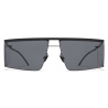 Mykita - HL001 - Mykita & Helmut Lang - Nero Chiaro - Metal Collection - Occhiali da Sole - Mykita Eyewear