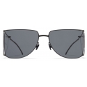 Mykita - HL002 - Mykita & Helmut Lang - Black Clear - Metal Collection - Sunglasses - Mykita Eyewear