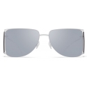 Mykita - HL002 - Mykita & Helmut Lang - White Silver - Metal Collection - Sunglasses - Mykita Eyewear