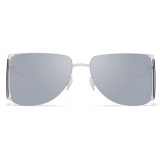 Mykita - HL002 - Mykita & Helmut Lang - White Silver - Metal Collection - Sunglasses - Mykita Eyewear