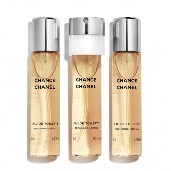 Chanel - CHANCE - Eau De Toilette Twist And Spray Recharge  - Luxury Fragrances - 3x20 ml