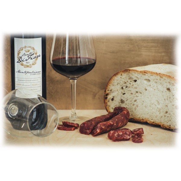 Bontà di Fiore - Salsiccia al Montepulciano Stagionata - 300 g
