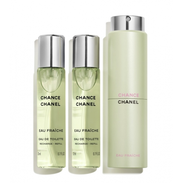 Chanel - CHANCE NEL EAU FRAÎCHE - Eau De Toilette Twist And Spray - Luxury Fragrances - 3x20 ml