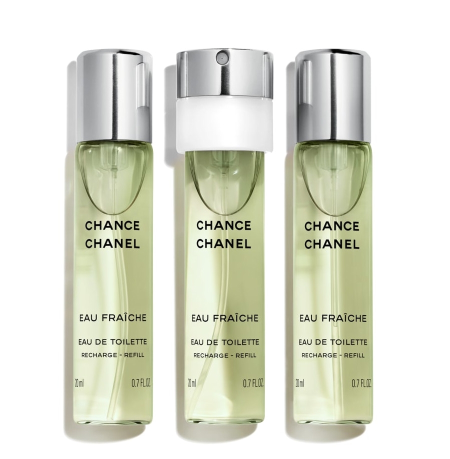Chanel - CHANCE EAU FRAÎCHE - Eau De Toilette Twist And Spray Recharge -  Luxury Fragrances - 3x20 ml - Avvenice