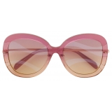 Emilio Pucci - Butterfly Frame Wave-Effect Sunglasses - Pink - Sunglasses - Emilio Pucci Eyewear