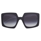 Emilio Pucci - Square Frame Alex Print Sunglasses - Black - Sunglasses - Emilio Pucci Eyewear