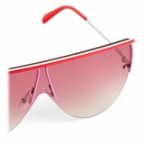 Emilio Pucci - Pink Frameless Shield Aviator Sunglasses - Pink - Sunglasses - Emilio Pucci Eyewear