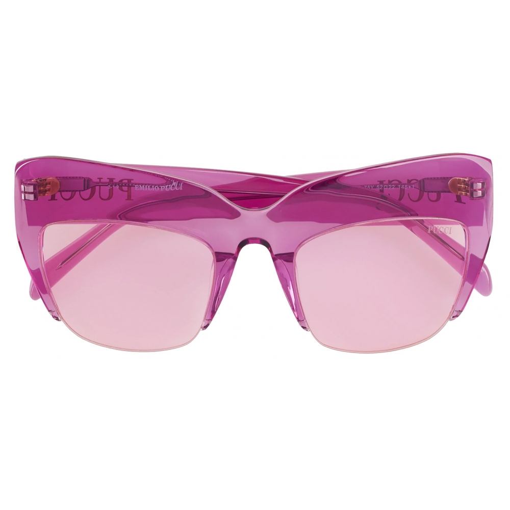 Oversized best sale pink glasses