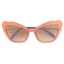 Emilio Pucci - Orange Butterfly Frame Sunglasses - Orange - Sunglasses - Emilio Pucci Eyewear
