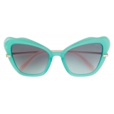 Emilio Pucci - Butterfly Frame Sunglasses - Green - Sunglasses - Emilio Pucci Eyewear