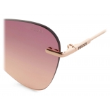Emilio Pucci - Red Butterly Shape Frameless Sunglasses - Red - Sunglasses - Emilio Pucci Eyewear