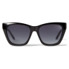 Jimmy Choo - Rikki - Black Cat Eye Sunglasses with Glitter Choo Logo - Jimmy Choo Eyewear