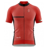 Vardena - F1 Red - Full Carbon Jersey - New Collection - Made in Italy - Luxury High Quality