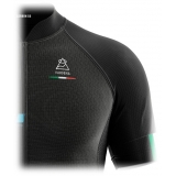 Vardena - Solid Black - Full Carbon Jersey - New Collection - Made in Italy - Luxury High Quality