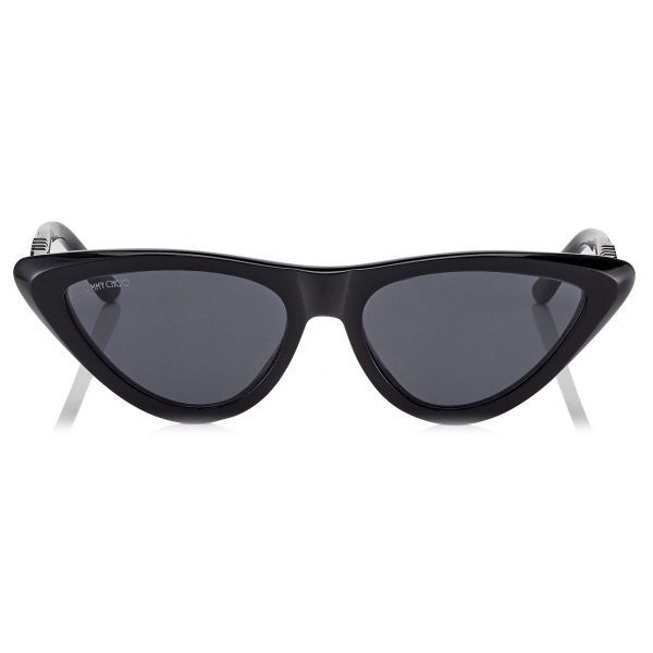 Jimmy Choo - Sparks - Grey Fashion Sunglasses with Black Frame - Jimmy Choo Eyewear