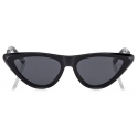 Jimmy Choo - Sparks - Grey Fashion Sunglasses with Black Frame - Jimmy Choo Eyewear