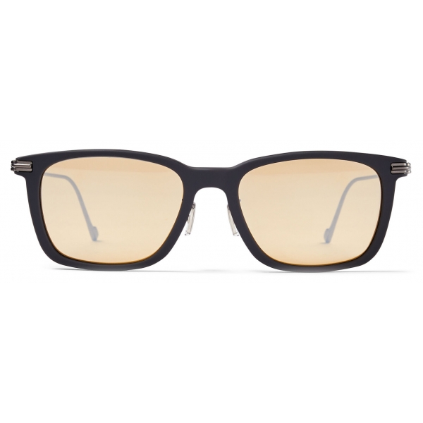 Jimmy Choo - Ryan - Grey Acetate Square Sunglasses with Silver Mirror Lenses - Jimmy Choo Eyewear