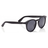 Jimmy Choo - Albert - Grey Lenses and Black Acetate Oval Frame Sunglasses - Jimmy Choo Eyewear