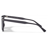 Jimmy Choo - Tip - Black Acetate Square Sunglasses with Brown-Shaded Lenses - Jimmy Choo Eyewear