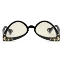 Gucci - Inverted Cat Eye Sunglasses - Black White - Gucci Eyewear