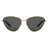 Gucci - Cat Eye Sunglasses - Grey Gold - Gucci Eyewear