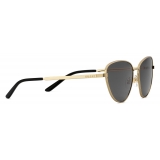Gucci - Cat Eye Sunglasses - Grey Gold - Gucci Eyewear