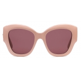 Gucci - Cat Eye Sunglasses - Pink Burgundy - Gucci Eyewear