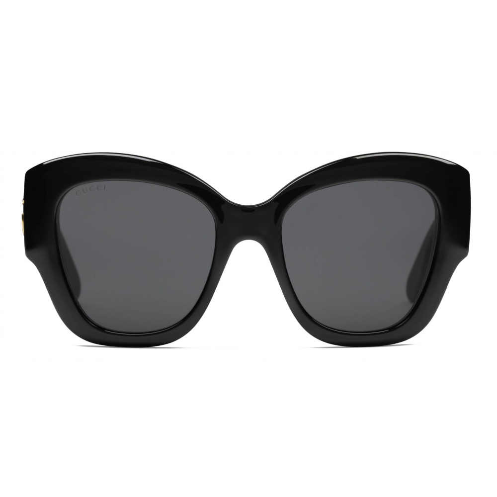 Gucci - Cat Eye Sunglasses - Black Grey - Gucci Eyewear - Avvenice