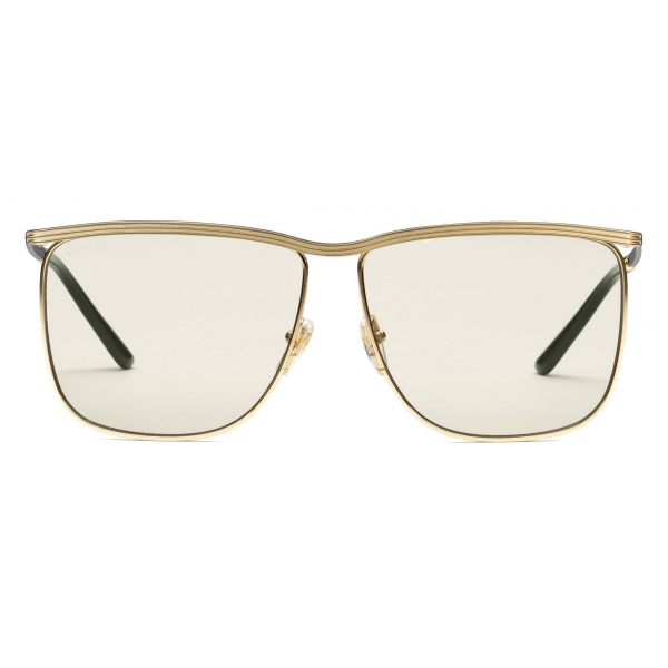 Gucci - Occhiale da Sole Quadrati - Oro - Gucci Eyewear