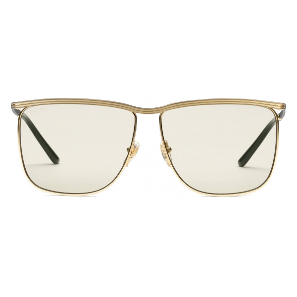 gucci sunglasses gold rim