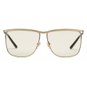 Gucci - Occhiale da Sole Quadrati - Oro - Gucci Eyewear