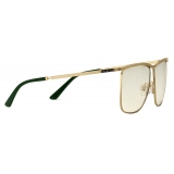 Gucci - Square-Frame Sunglasses - Gold - Gucci Eyewear