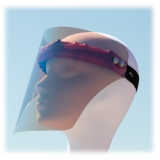 Face Off - Polarized Visor - Noble Ruthenium - Fashion Luxury - Face Off Eyewear - Covid Protection Mask