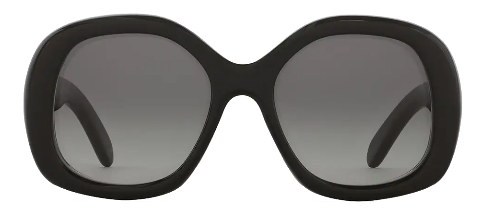 サングラス CELINE ROUND S163 SUNGLASSES IN ACETATE Céline - Round S163 Sunglasses in Acetate - Black