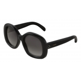 Céline - Round S163 Sunglasses in Acetate - Black - Sunglasses - Céline Eyewear