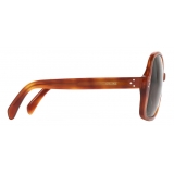 Céline - Oversized S158 Sunglasses in Acetate - Light Havana - Sunglasses - Céline Eyewear