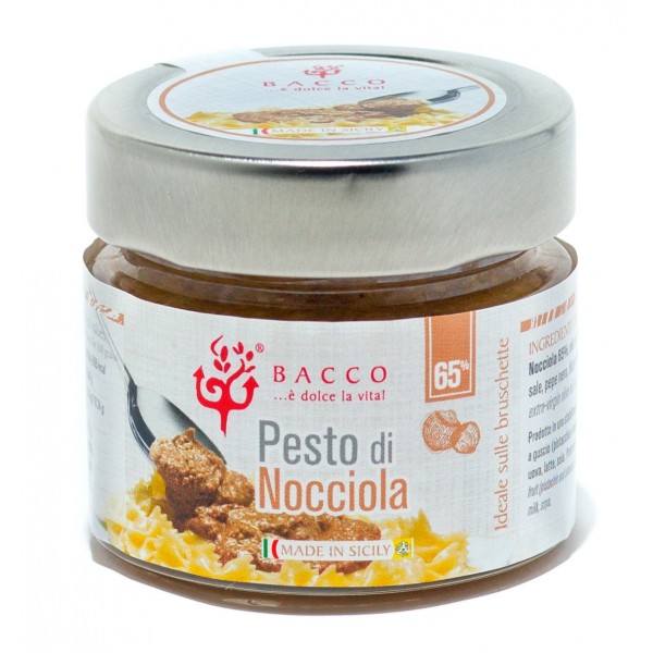 Bacco - Tipicità al Pistacchio - Pesto di Nocciola - Pesto Artigianale - 90 g