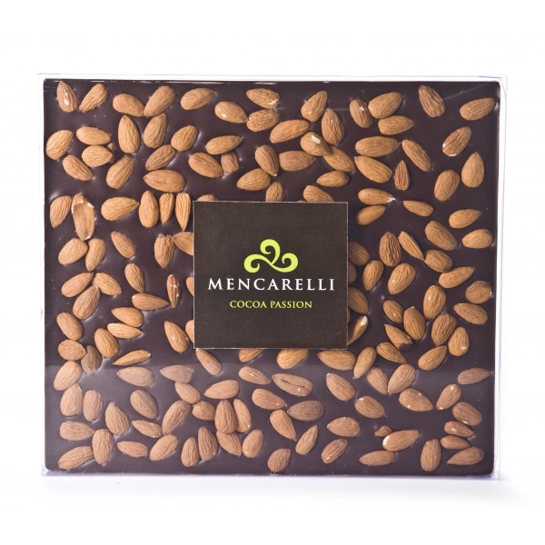 Mencarelli Cocoa Passion - Cioccolato Fondente e Mandorla - Tavoletta Cioccolato 500 g